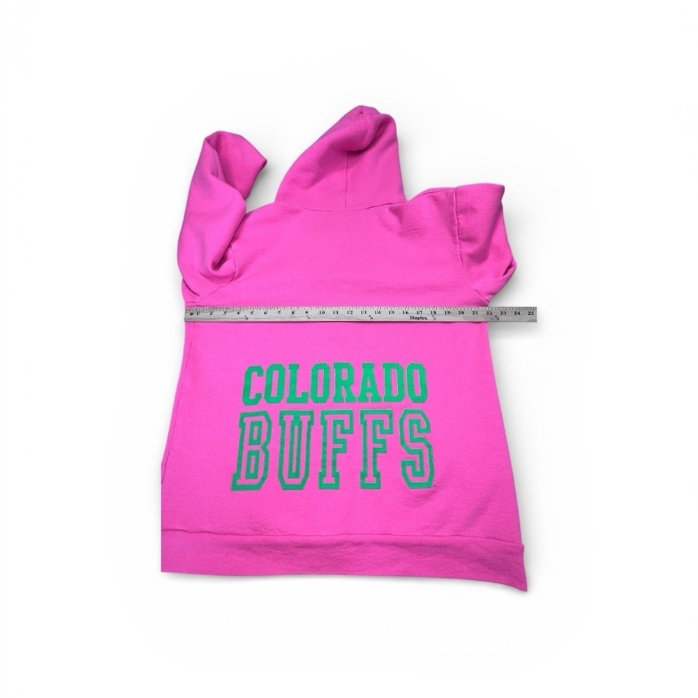 CU fluorescent pink zip up hoodie. - Picture 4 of 8